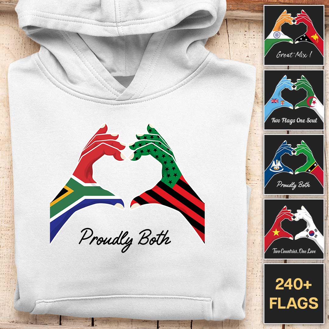 Heart of Two Hands - Customizable Hoodie - Image 3