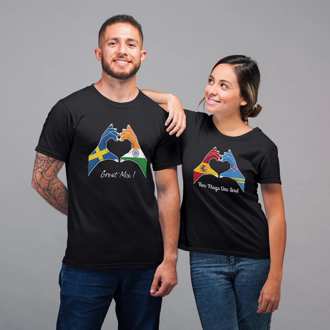 Heart of Two Hands - Customizable T-Shirt - Image 4