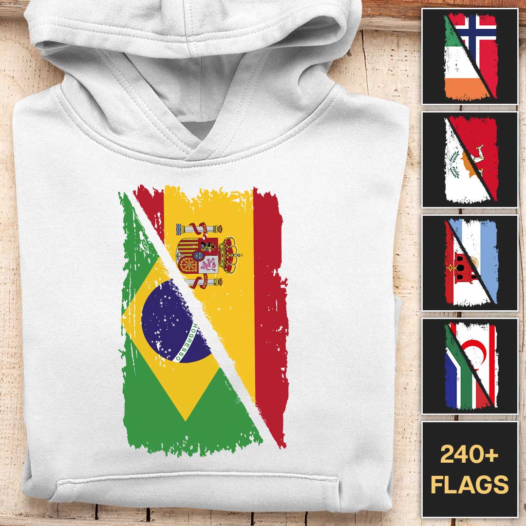 Mixed Hanging Flags - Customizable Hoodie - Image 3