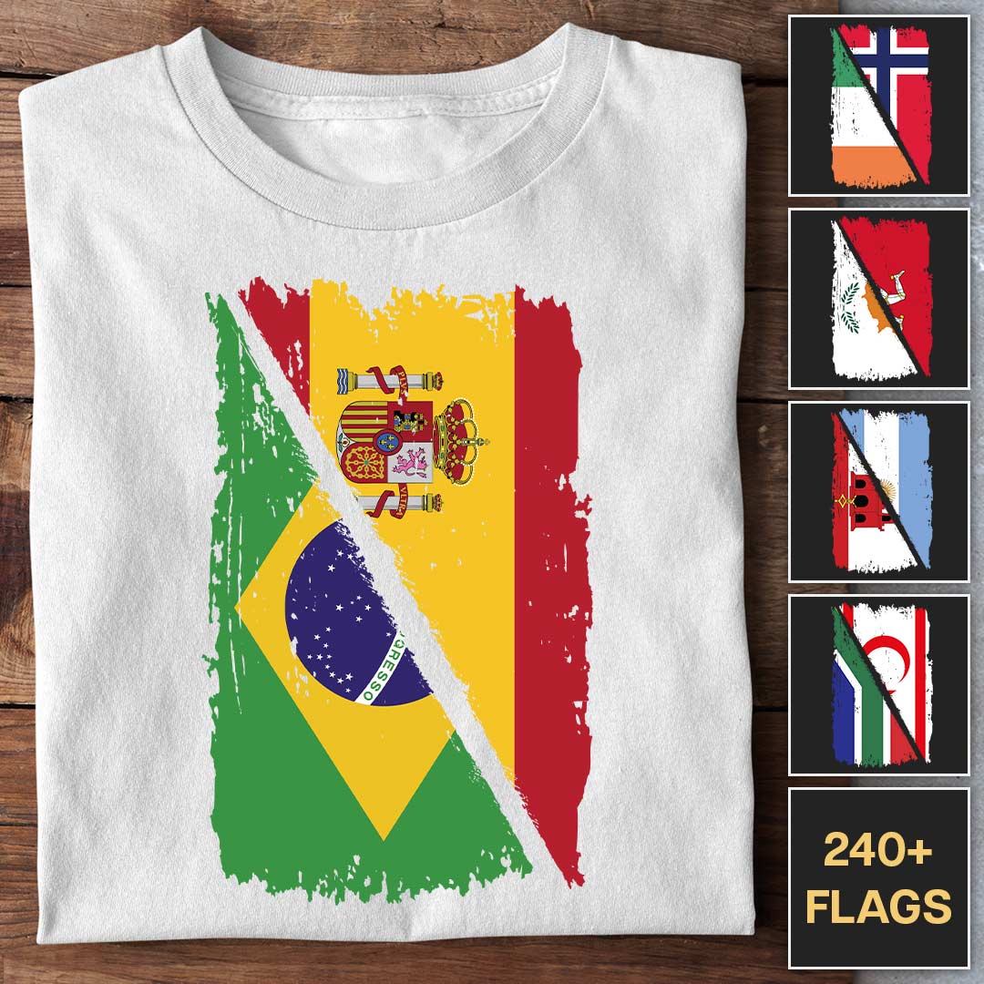 Mixed Hanging Flags - Customizable T-Shirt - Image 3