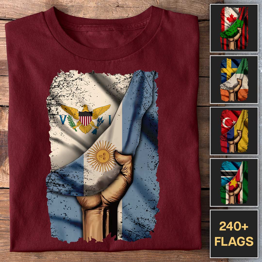 Pulled Down Flag - Customizable T-Shirt - Image 2