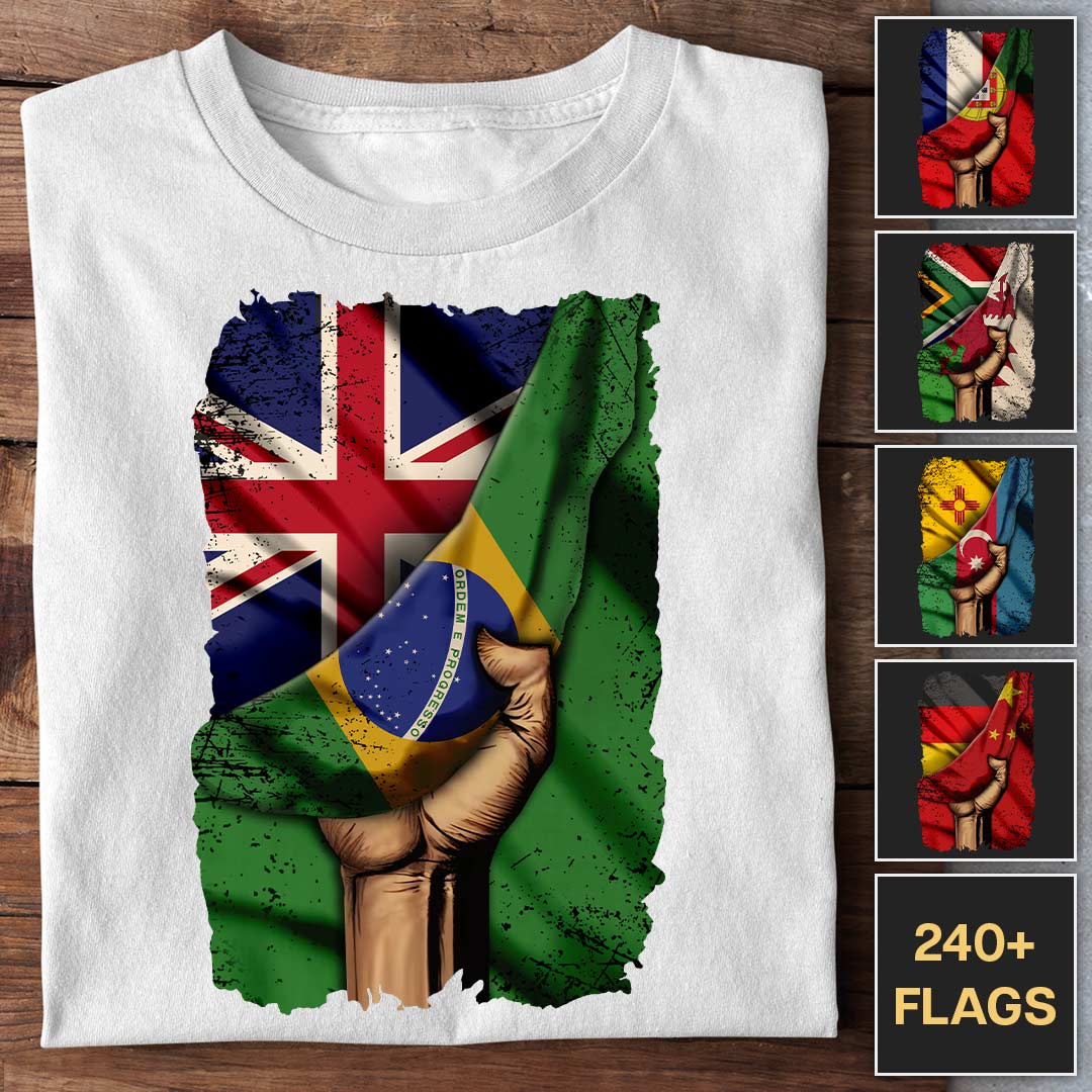 Pulled Down Flag - Customizable T-Shirt - Image 3